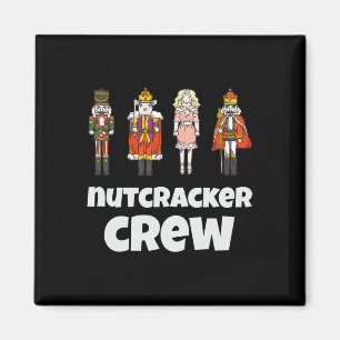 Imán Nutcracker Crew Familia Coincidiendo con Xmas Boys