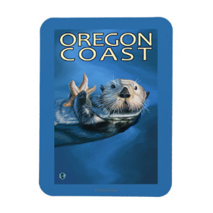 Imán Nutria de mar de la costa de Oregon