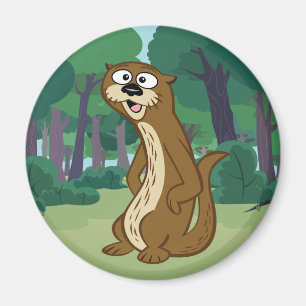 Imán Nutria de Rick el Reggie del guardabosques