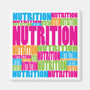 Imán Nutrición colorida