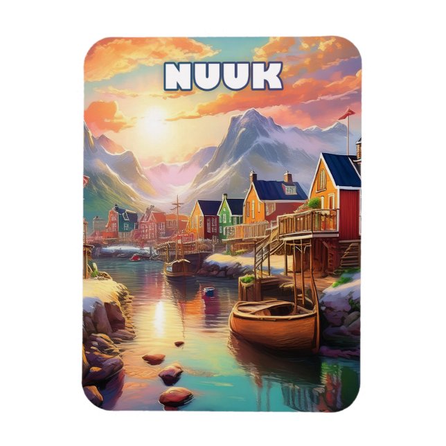 Imán Nuuk, pearl of the Arctic (Vertical)