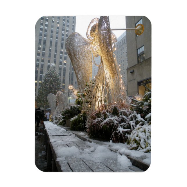 Imán NYC Navidades Angel (Vertical)