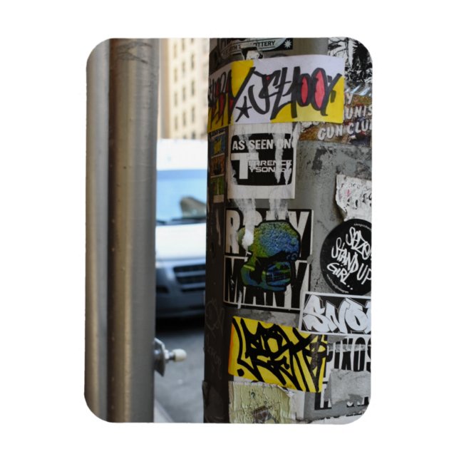 Imán NYC Urban Street Photography Graffiti Art New York (Vertical)