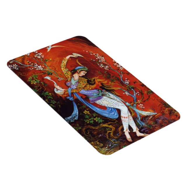 Imán Nymph en miniatura persa (Lado Derecho)