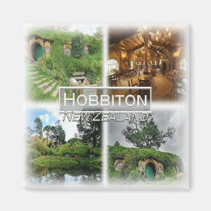 Imán NZ0021 oceania, Nueva Zelandia, Hobbiton, nevera