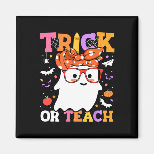 Imán O Enseñar A Los Profesores Feliz Fantasma De Hallo