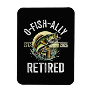 Imán O-Fish-Almente Retirado 2026 Pescador Pesca