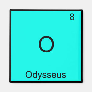 Imán O - Odysseus Funny Chemistry Element Symbol Tee