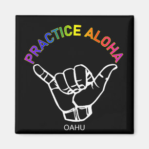 Imán Oahu - Practicar Aloha Shaka (ahorcar)