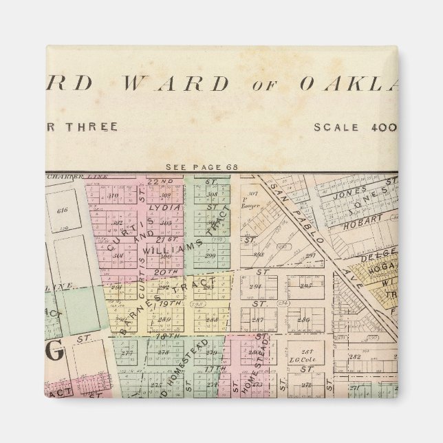 Imán Oakland, alrededores 3 (Frente)