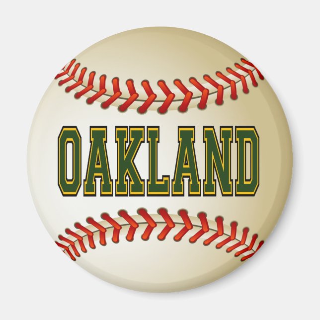 IMÁN OAKLAND BASEBALL (Frente)