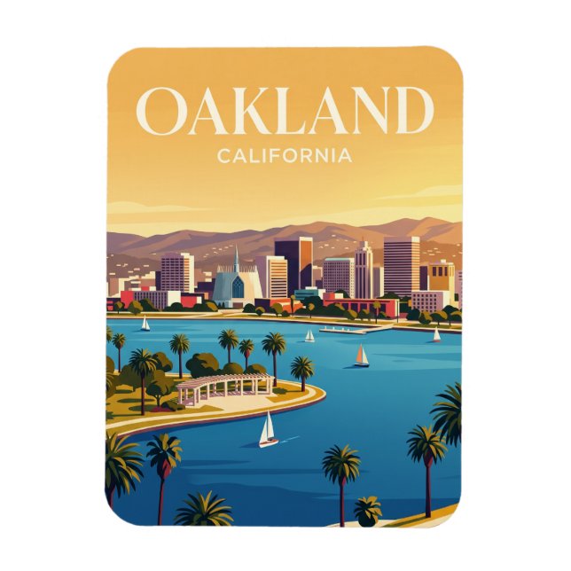 Imán Oakland California (Vertical)