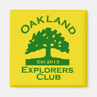Imán Oakland Explorers Club Magnet