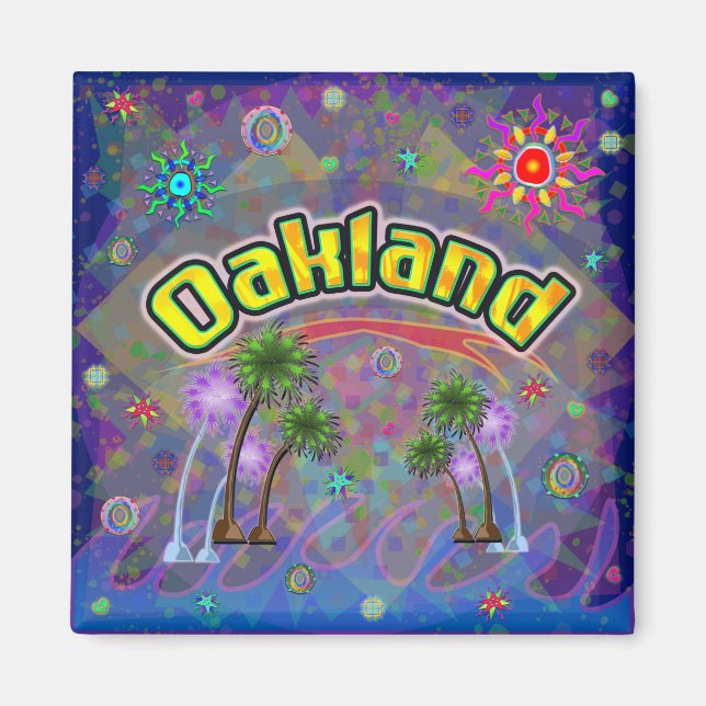 Imán Oakland Noble Voyage Magnet (Frente)