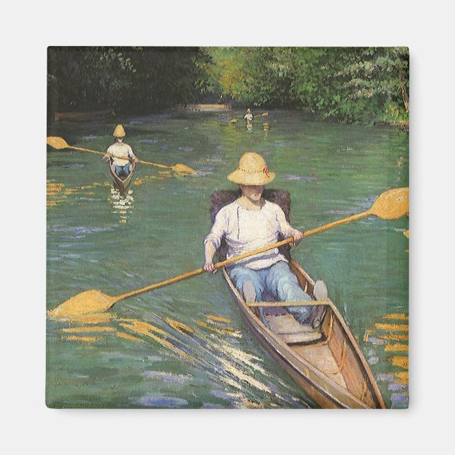 Imán Oarsmen por Gustave Caillebotte, Bella Artes de la (Frente)