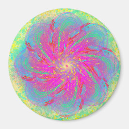 Imán Oasis cósmico por flor eléctrica