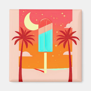 Imán Oasis de hielo Starry Summer Palm