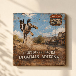 Imán Oatman Arizona Ruta 66 Burro Pataleando