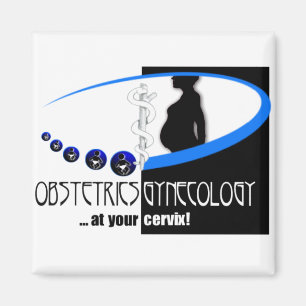IMÁN OB/GYN EN SU CERVIZ - MÉDICO DIVERTIDO