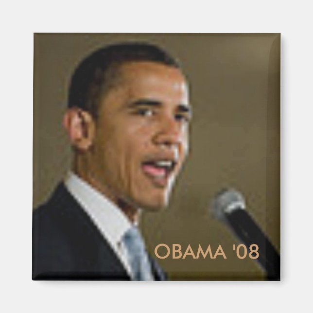 Imán OBAMA '08 Magnet (Frente)