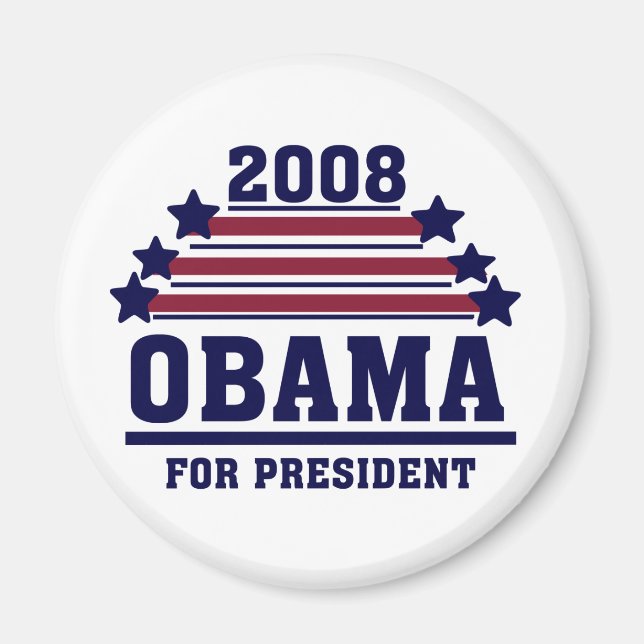 Imán OBAMA 2008 Magnet (Frente)