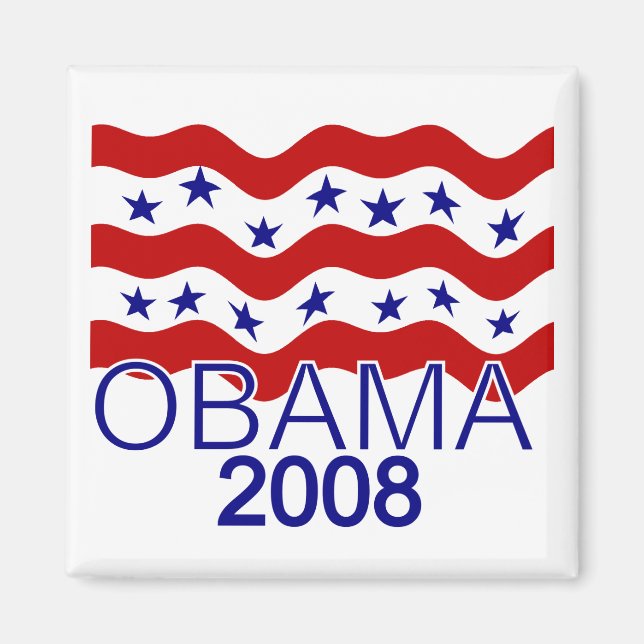 Imán OBAMA 2008 Magnet (Frente)