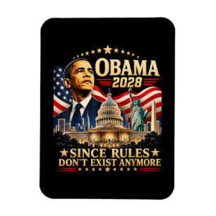 Imán Obama 2028 Ya que las reglas ya no existen