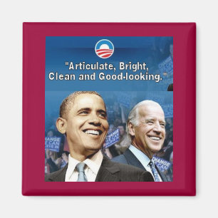 Imán Obama Biden Square Magnet