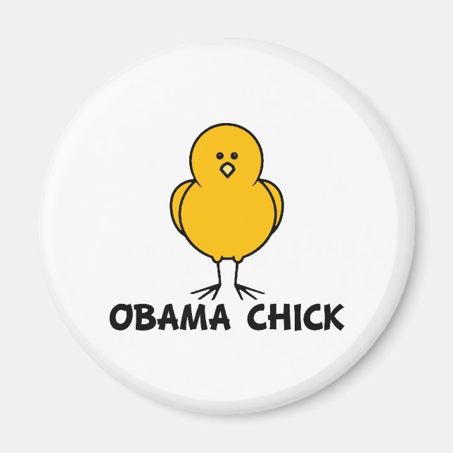 Imán Obama Chick Magnet (Frente)