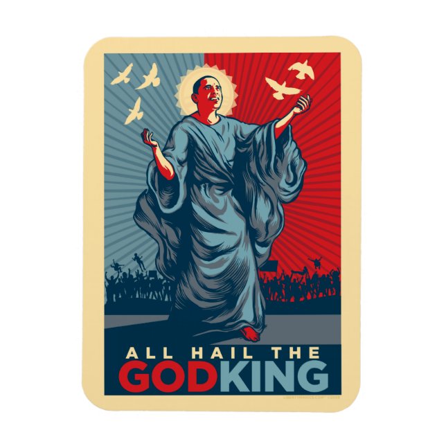 Imán Obama Godking Premium Magnets (Vertical)