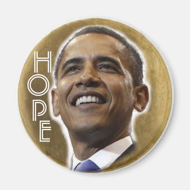 Imán Obama HOPE Magnet (Frente)