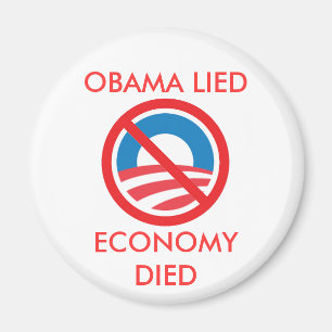 IMÁN OBAMA MENTIÓ, LA ECONOMÍA MURIÓ