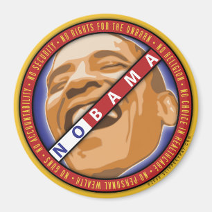 Imán Obama "Nobama" Magnet