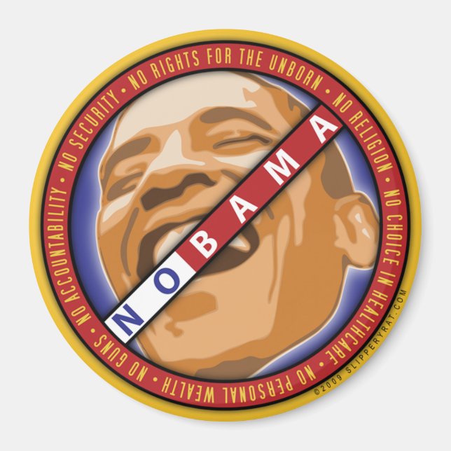 Imán Obama "Nobama" Magnet (Frente)