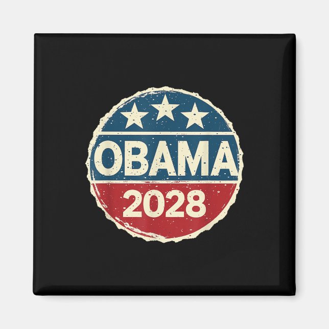 Imán Obama Para El Presidente 2028 Obama 2028 (Frente)