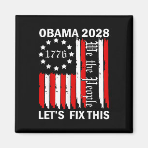 Imán Obama Viñeta Retro Patriótico Protesta Política 20