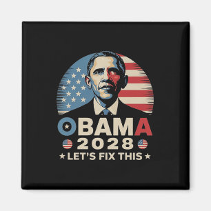 Imán Obama Viñeta Retro Patriótico Protesta Política 20