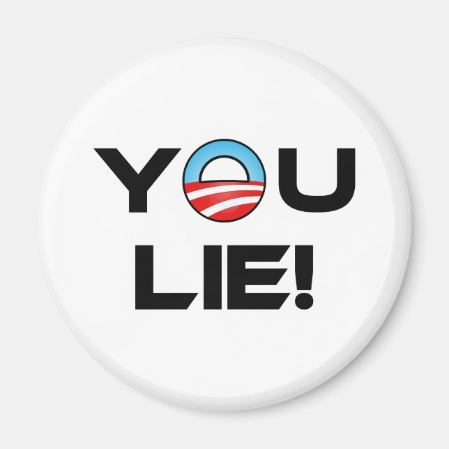 Imán Obama You Lie (Frente)