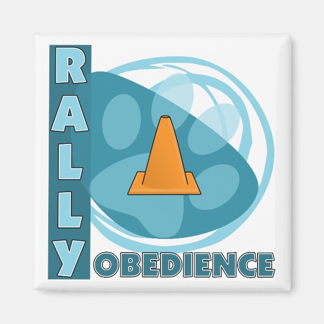 Imán Obediencia al Rally Azul de Guay (Frente)