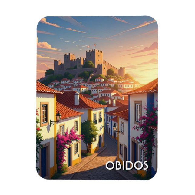 Imán Óbidos Viajes Portugal (Vertical)