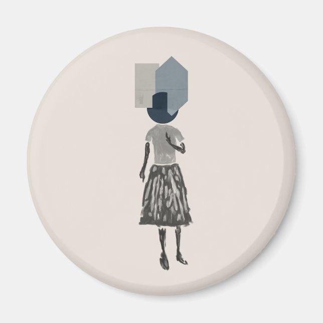 Imán objet_14_una mujer_1 (Frente)