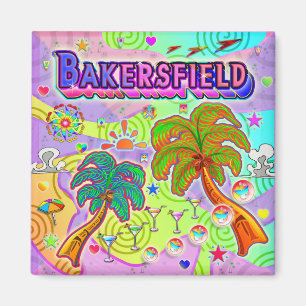 Imán objetivo de vacaciones de Bakersfield