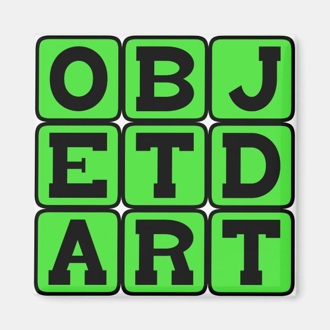 Imán Objeto de Arte (Frente)