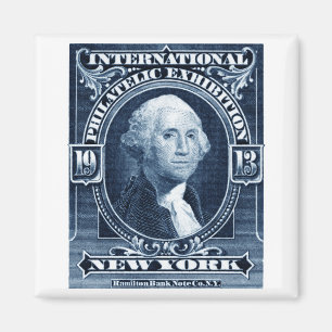 Imán Objeto expuesto filatélico 1913 de Nueva York