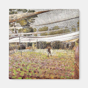 Imán Obra artística de Eric Ravilious, Nets de fresa