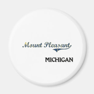 Imán Obra clásica agradable de la ciudad de Michigan