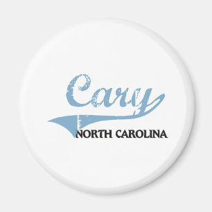 Imán Obra clásica de la ciudad de Cary Carolina del