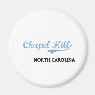 Imán Obra clásica de la ciudad de Chapel Hill Carolina