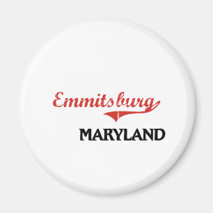 Imán Obra clásica de la ciudad de Emmitsburg Maryland