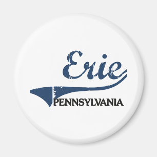 Imán Obra clásica de la ciudad de Erie Pennsylvania